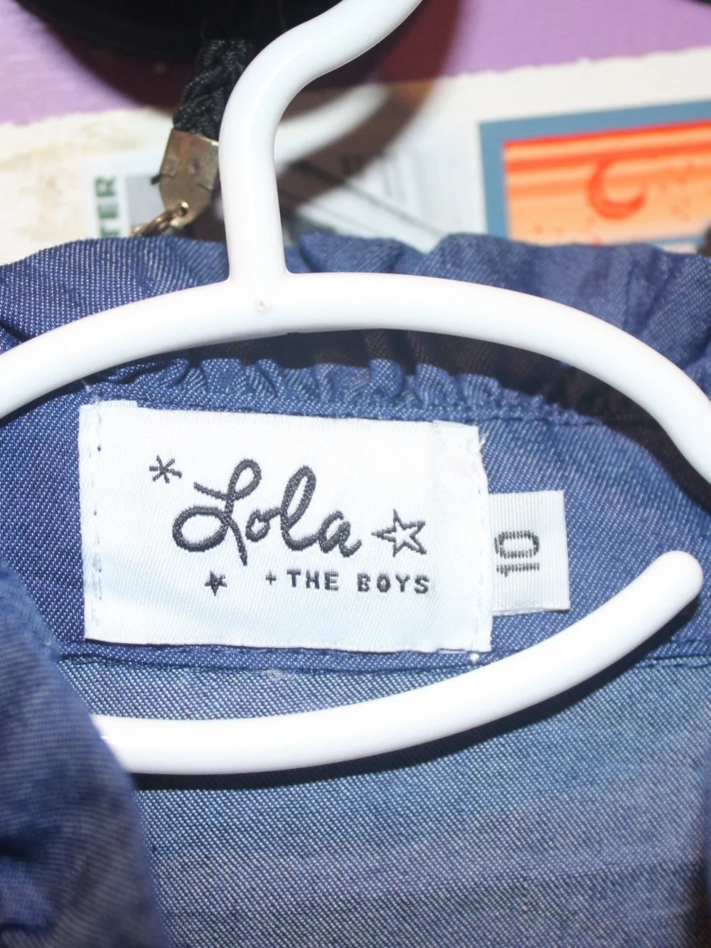 Lola and the Boys Girls Audrey Hepburn Denim Tulle Tutu Dress Blue Black Size 10